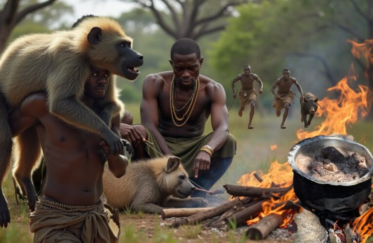 Hadzabe Tribe Cooks and Eats Baboons in the Forest (2024)