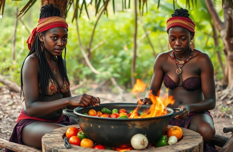 Hadzabe Cooking In the Wilderness live