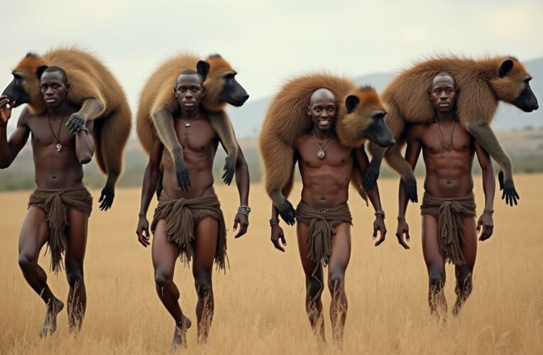 Discover Hadzabe Baboon Monkey Hunt | life of hunter