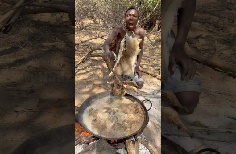 Chaba the best chef of all time cooking an amazing dish #africa #food #hadzabetribe #chaba