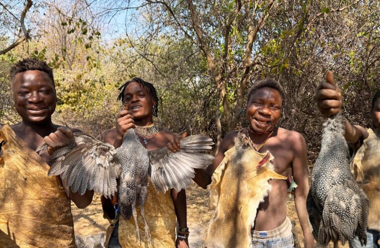 Discover Wild Prey Cooking with the Hadzabe Tribe | hunter life