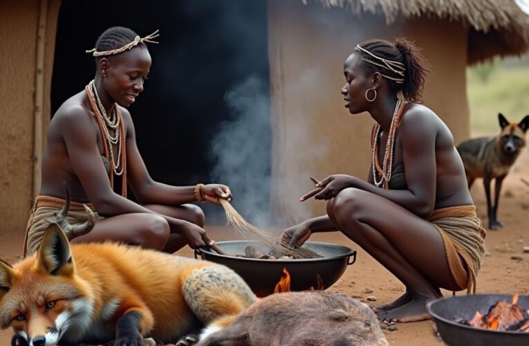 Hadzabe Tribe Wild Hunting and Cooking | African tribe life