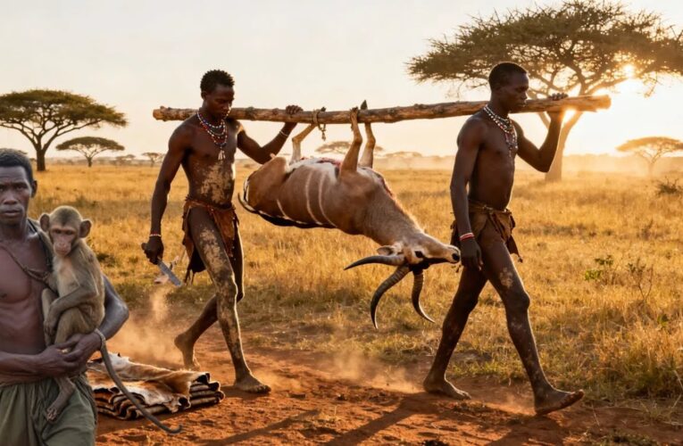 Discover Hadzabe Tribe | Hunting and Cooking Wild Game