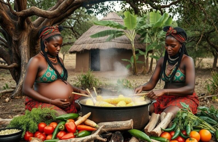 African Village Food | Very Healthy and Tasty From our Youngest Wives