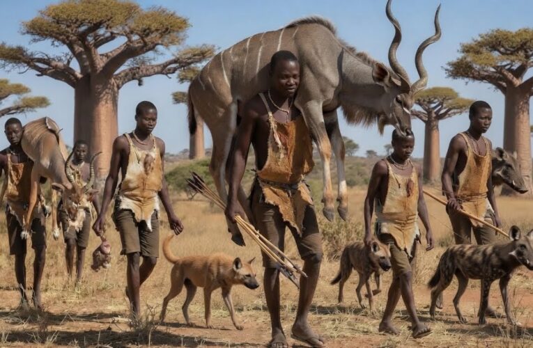 SHOCKING Antelope Hunt with the Primitive Hadzabe tribe | life of hunters