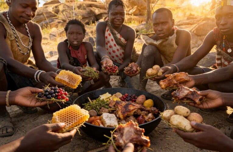What the Hadzabe Eat | A 500,000-Year-Old Diet That Never Changed