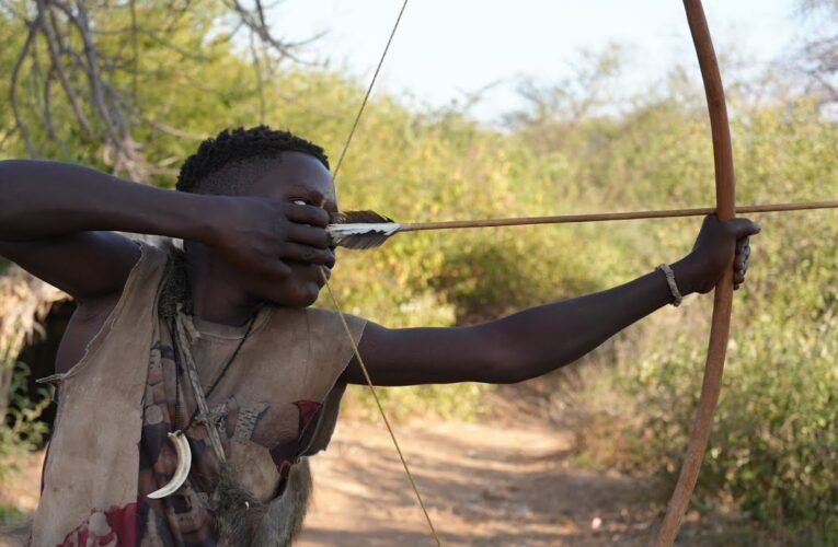 Hadzabe Hunting and Cooking Baboon