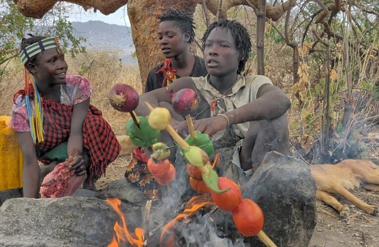 How the Hadzabe Way of Life Is Changing | Cooking Delicious Food From the Farm